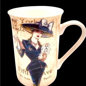 Coffee Tea Mug Porcelain Kent Fifth Avenue NYC